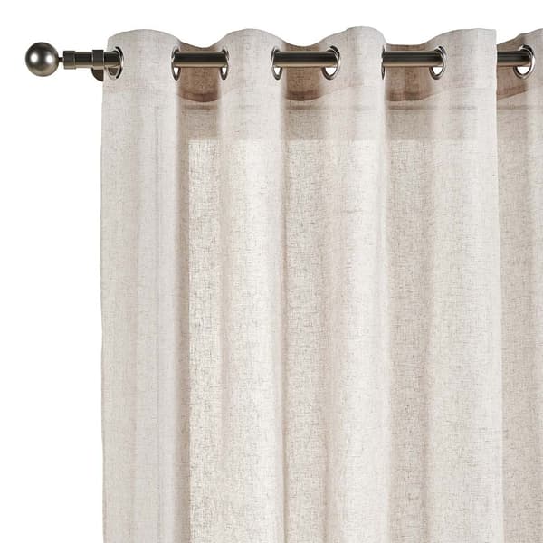 Stor Planet Öljetter Gardin Linum 280x300 Cm Beige