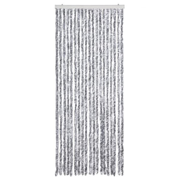Insektsdraperi silver 56x200 cm chenille