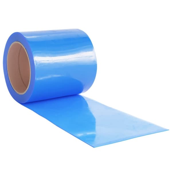 bændelgardin 200 mm x 1,6 mm 10 m PVC blå