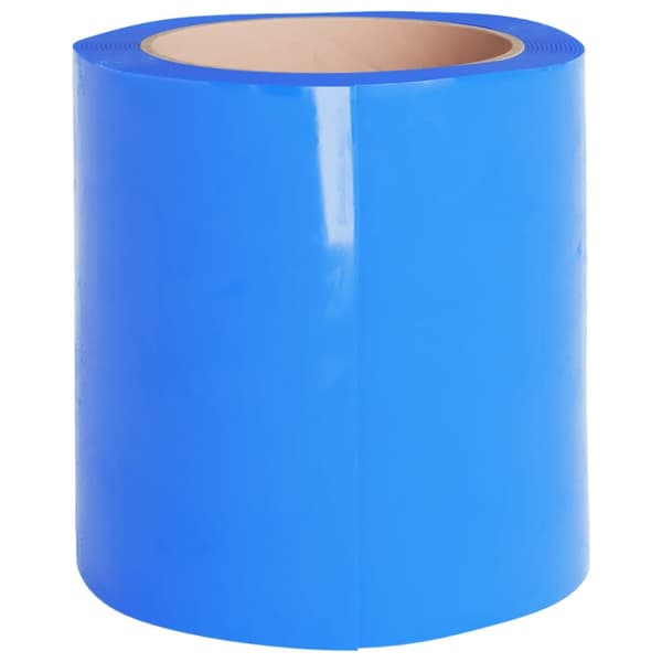 bændelgardin 200 mm x 1,6 mm 10 m PVC blå