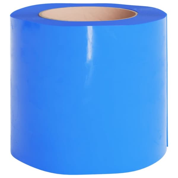 bændelgardin 200 mm x 1,6 mm 50 m PVC blå