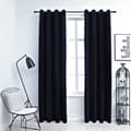 Pikkukuva 1 / 4: Pimennysverhot renkailla 2 kpl sametti musta 140x175 cm