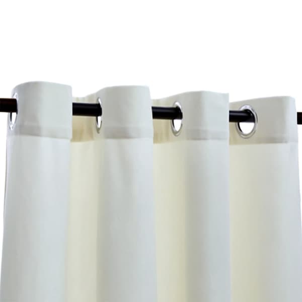 Mörkläggningsgardiner med ringar 2st gräddvit sammet 140x245 cm
