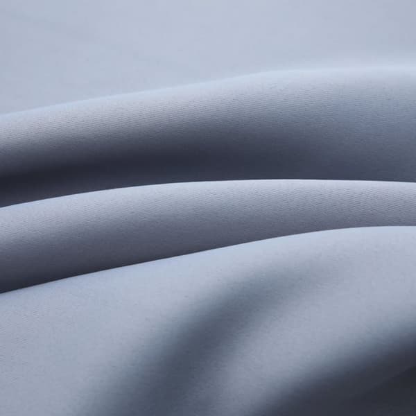 Mörkläggningsgardiner med metallringar 2 st grå 140x175 cm