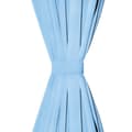 Miniatyrbillede 3 af 4: gardiner i mikro-satin 2 stk. med løkker 140 x 225 cm turkis