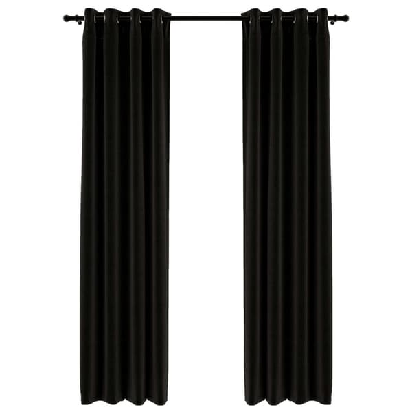 Pellavamaiset pimennysverhot 2 kpl antrasiitti 140x245 cm