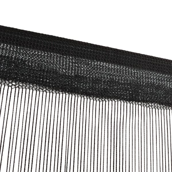 String-verhot 2 kpl 100x250 cm Musta