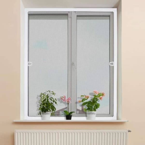 Moustiquaire - LZQ - 120 x 140 cm - Aluminium - Enkel installation - Utan borrning