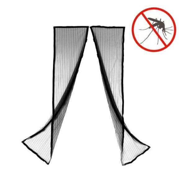 SHOP-STORY - Magnetiskt myggnät mot insekter för dörrfönster med magnetisk stängning 9 magneter per Magneto Mesh Gardin