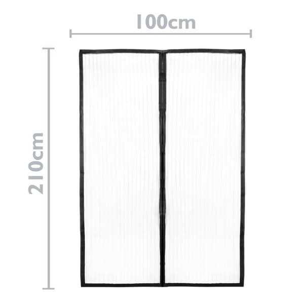 Myggnät till dörr 100 x 210 cm med stängning