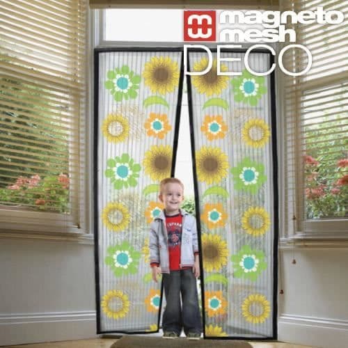 Anti-insekt magnetisk gardin - Magneto Mesh - 209 cm x 49,5 cm - Magnetisk fixering - Justerbar