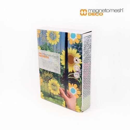 Anti-insekt magnetisk gardin - Magneto Mesh - 209 cm x 49,5 cm - Magnetisk fixering - Justerbar