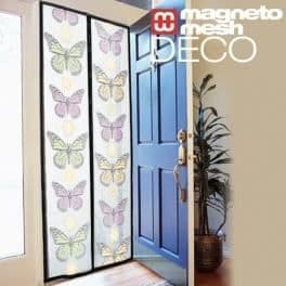 Anti-insekt magnetisk gardin - Magneto Mesh - DECO - 209 cm x 100 cm - Självgripande fäste - Justerbar