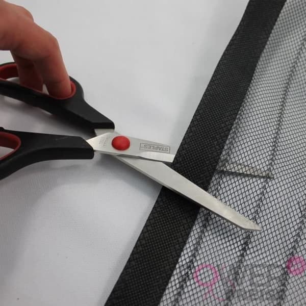 Easy Life Magnetisk myggnätsgardin för Dörr 100 x 210 cm i antracit - individuellt förkortbar och monterad[185]