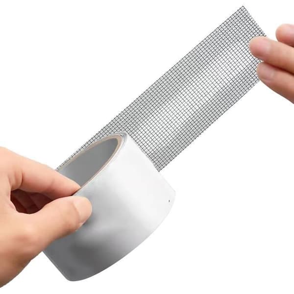 Fästeväska - HURRISE - Myggnät Reparationslapp - 2m - 50mm - Svart