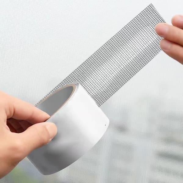 Fästeväska - HURRISE - Myggnät Reparationslapp - 2m - 50mm - Svart