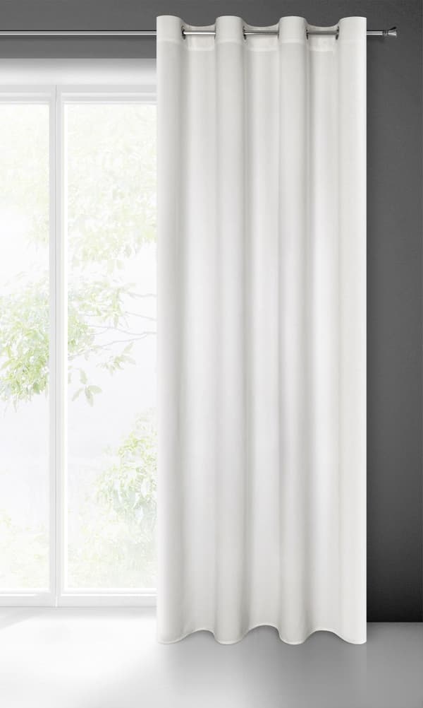KLARGAVET GARDIN MILO 140 X 250 CM HVID