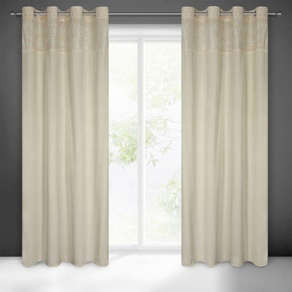 KLARGAVET LIZA-GARDIN 140 X 250 CM CREME