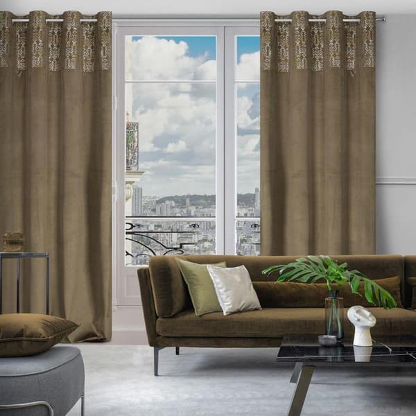 KLARGAVET LIZA-GARDIN 140 X 250 CM LYSEBRUN