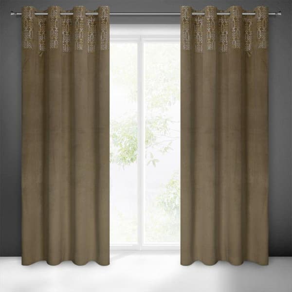 KLARGAVET LIZA-GARDIN 140 X 250 CM LYSEBRUN