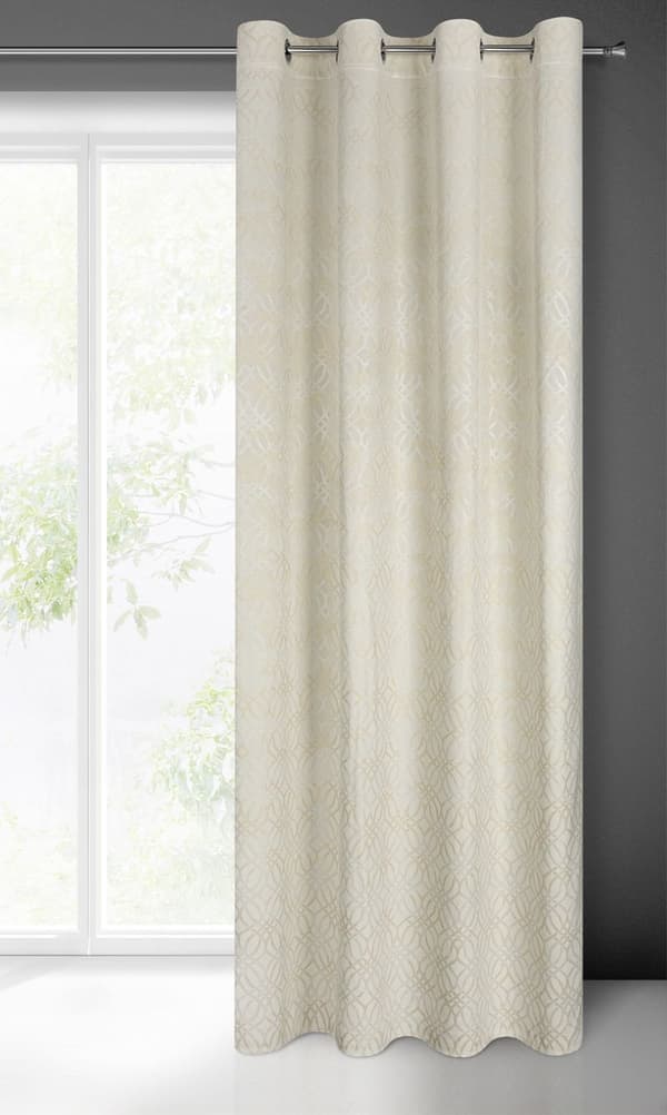 ARETA KLARGAVET GARDIN 140 X 250 CM CREME