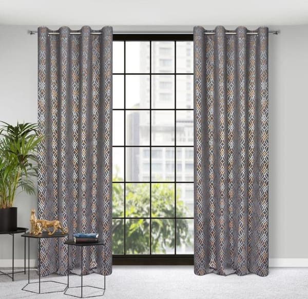 ARETA KLARGÅRET GARDIN 140 X 250 CM STÅL