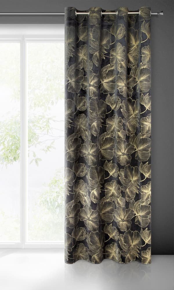 FÄRDIG GARDIN STELLA 140 X 250 CM SVART