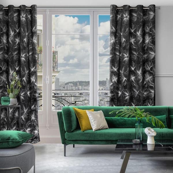 KLARGAVET GARDIN STELLA 140 X 250 CM SORT