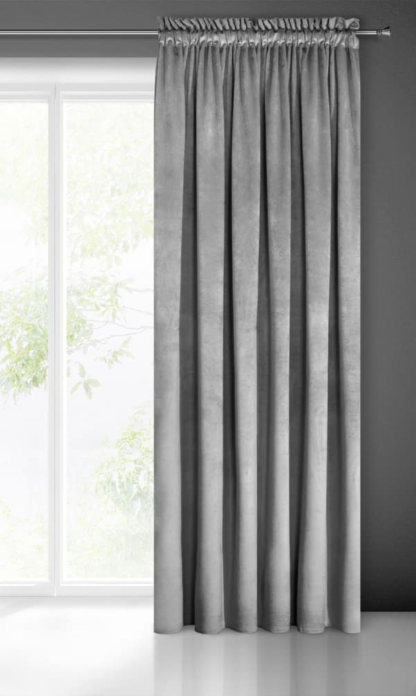 PIERRE FÄRDIG GARDIN PÅ TEJP 140 X 300 CM GRÅ