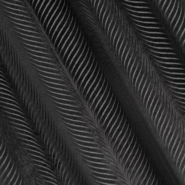 LUSSI KLARGAVET GARDIN 140 X 250 CM SORT