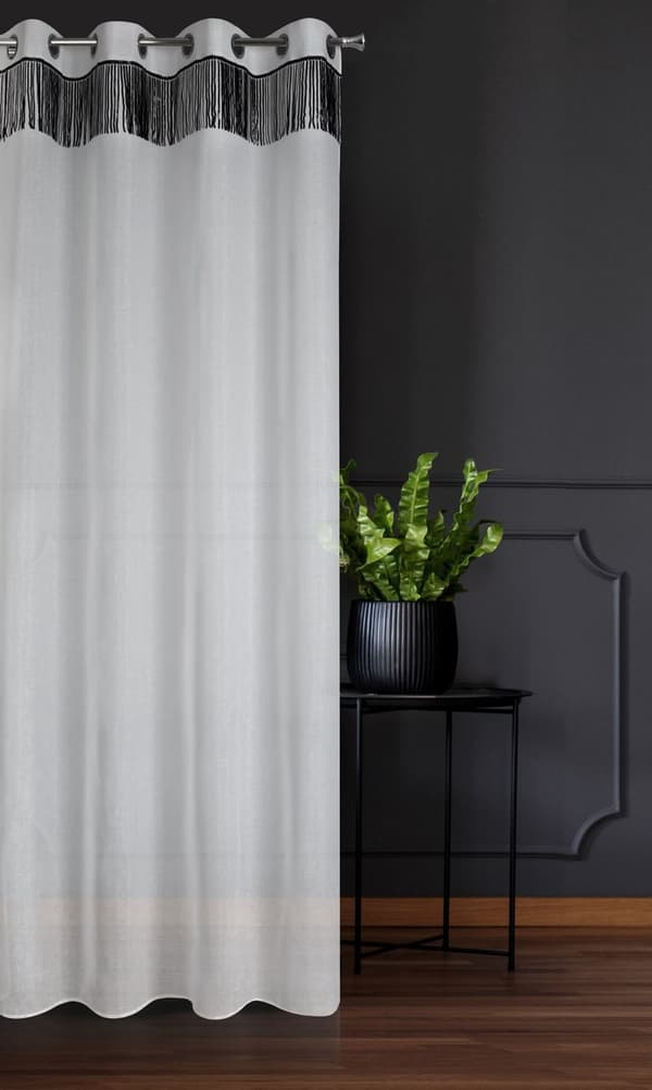 KLARGAVET GARDINJASPER 140 X 250 CM HVID