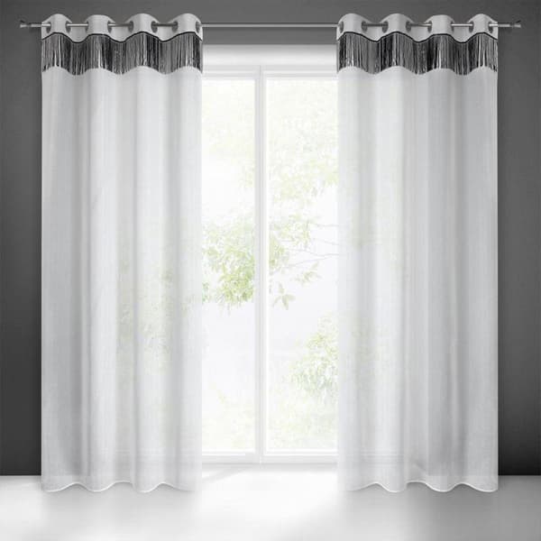 KLARGAVET GARDINJASPER 140 X 250 CM HVID