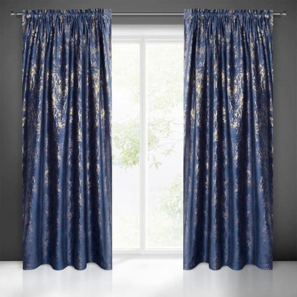 VALMIS KORNELIA VERHO TEIPILLÄ 140 X 270 CM NAVY BLUE