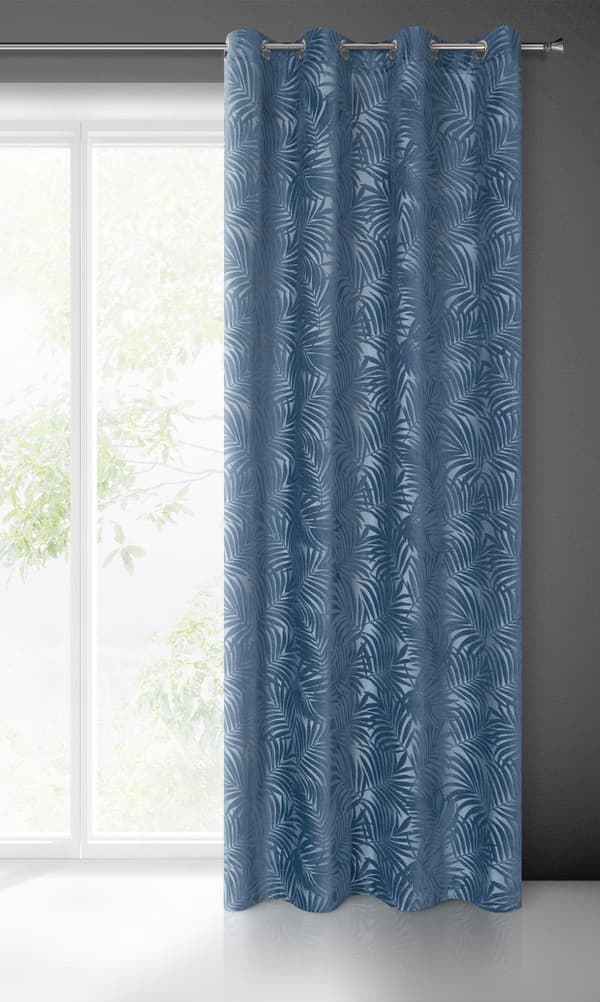 KLARGAVET LIVIA GARDIN 140 X 250 CM MØRKEBLÅT