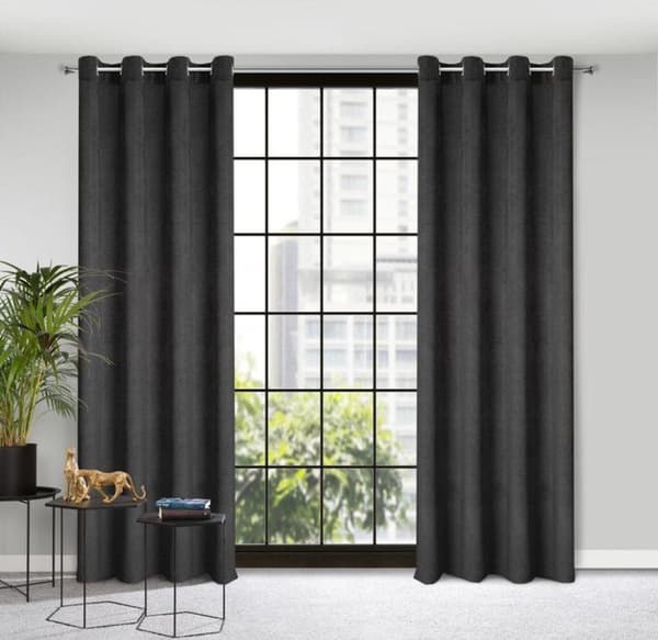 VALMIS VERHO ELIZA 140 X 250 CM MUSTA