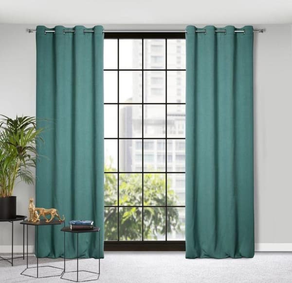 KLARGAVET GARDIN AMARO 140 X 250 CM TURKIS