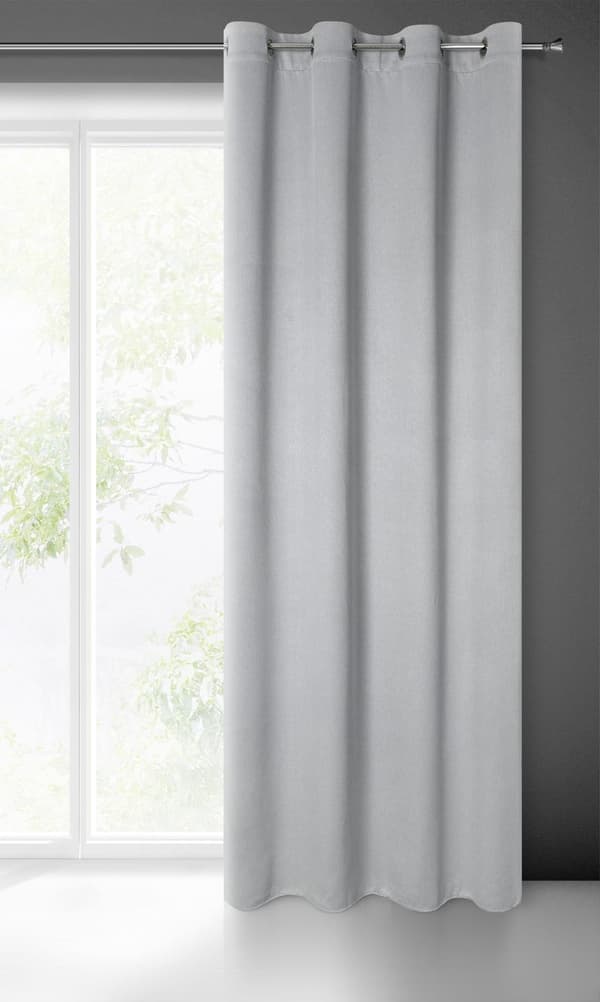 KLARGÅRET GARDIN AMARO 140 X 250 CM GRÅ