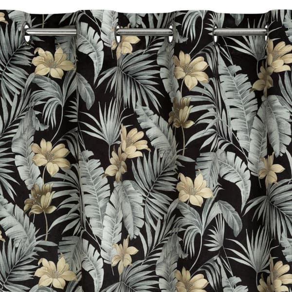 LOREN KLARGAVET GARDIN 140 X 250 CM SORT