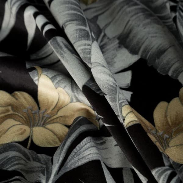 LOREN KLARGAVET GARDIN 140 X 250 CM SORT