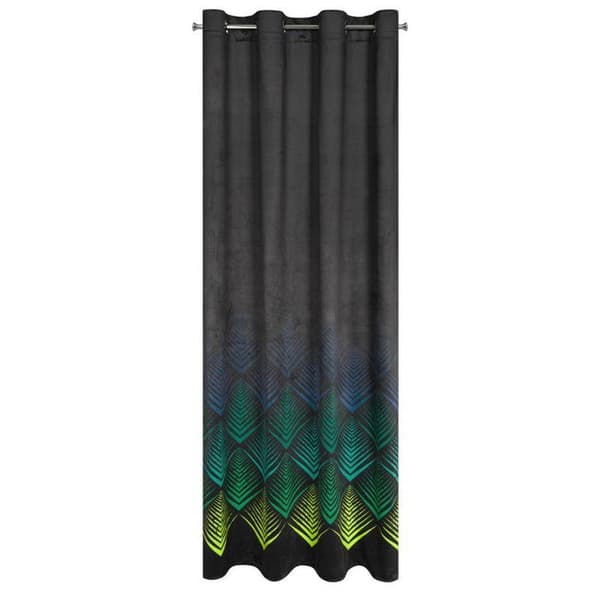 FÄRDIG Gjord gardin ANGELINA 140 X 250 CM SVART