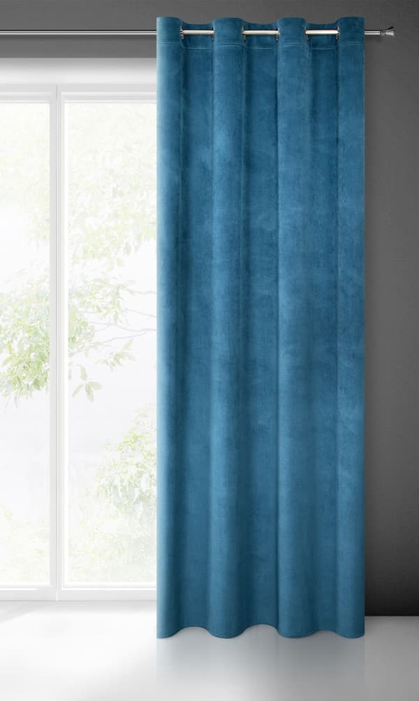 KLARGAVET GARDIN MILO 140 X 250 CM NAVY
