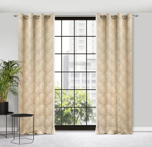 KLARGAVET GOJA-GARDIN 140 X 250 CM CREME