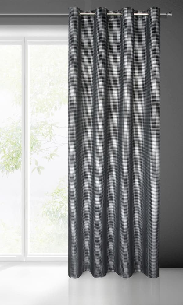 DARCY KLARGAVET GARDIN 140 X 250 CM SORT