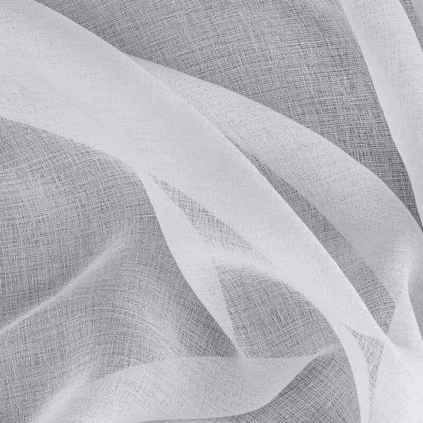 FÆRDIG LANA GARDIN PÅ TAPE 350 X 150 CM HVID