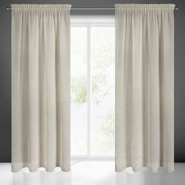 KLARGAVET GARDIN EMILIA PÅ TAPE 140 X 270 CM CREME