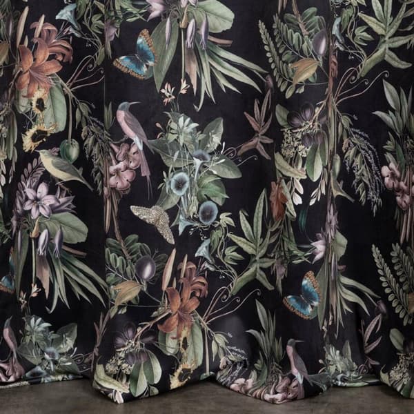 BECKY KLARGAVET GARDIN 140 X 250 CM SORT