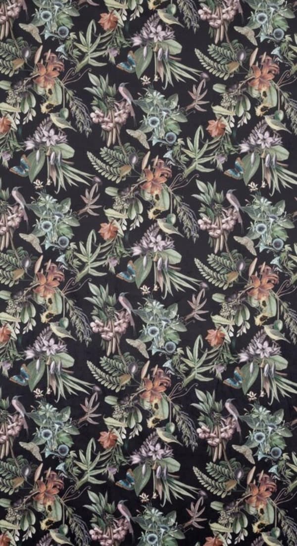 BECKY KLARGAVET GARDIN 140 X 250 CM SORT