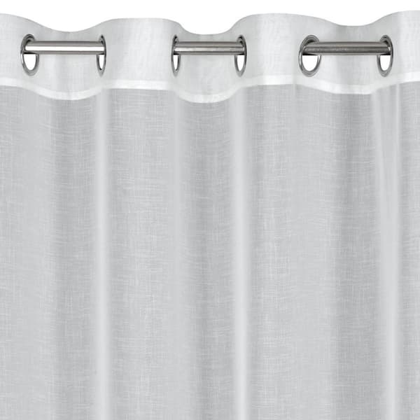 KLARGAVET GARDIN ISABEL 140 X 250 CM HVID