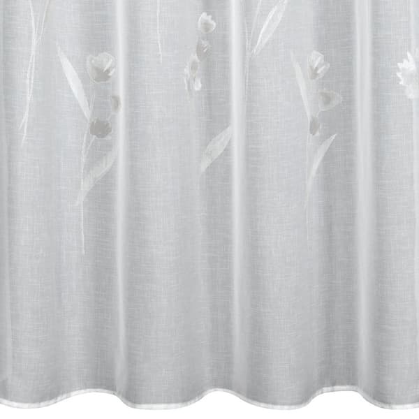 KLARGAVET GARDIN ISABEL 140 X 250 CM HVID