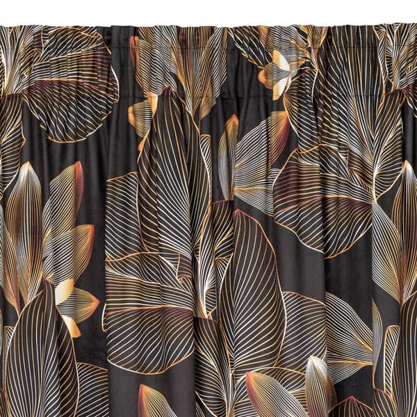 KLARGAVET GARDIN LARISA PÅ TAPE 140 X 270 CM SORT